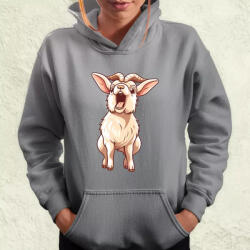 Magnolion Kawaii kecske kiabál v2 női pulóver (8093-PN)