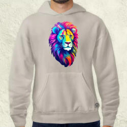 Magnolion Oroszlán matrica v6 férfi pulóver (6232-P)