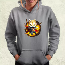 Magnolion Szuperhős róka srác v2 női pulóver (6109-PN)