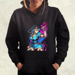 Magnolion Street Fighter Chun-Li női pulóver (1376-PN)