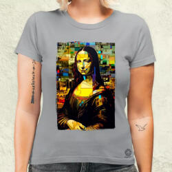 Magnolion Pop art Mona Lisa v3 női póló (7475-N)