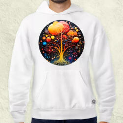 Magnolion Absztrakt séma fa férfi pulóver (5522-P)