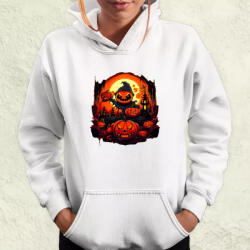 Magnolion Cuki Halloween v8 női pulóver (8348-PN)