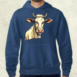 Magnolion Barátságos tehén v2 férfi pulóver (8579-P)