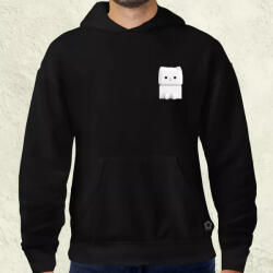 Magnolion Minimalista kocka cica zseb férfi pulóver (5817-P)