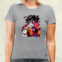 Magnolion Retró hullám Son Goku v2 női póló (895-N)