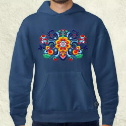 Magnolion Magyar népi motívum v17 férfi pulóver (8425-P)