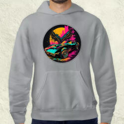 Magnolion Retró hullám 1968 Chevrolet Corvette Convertible v6 férfi pulóver (861-P)