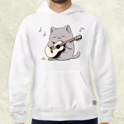 Magnolion Cica gitározik v4 férfi pulóver (6544-P)