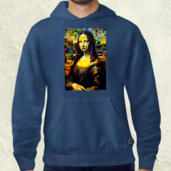 Magnolion Pop art Mona Lisa v3 férfi pulóver (7475-P)