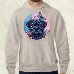 Magnolion Mopsz és pillangó v1 férfi pulóver (24707-P)