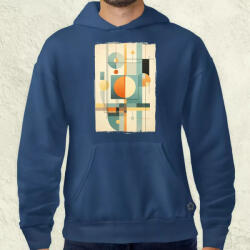 Magnolion Mature absztrakt v4 férfi pulóver (7347-P)