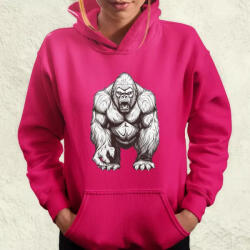 Magnolion Rajz gorilla v1 női pulóver (5033-PN)