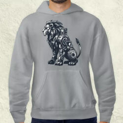 Magnolion Kiborg oroszlán v28 férfi pulóver (24937-P)