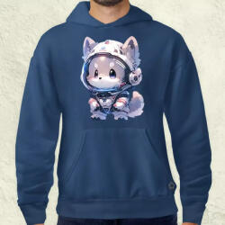 Magnolion Chibi asztronauta Husky v2 férfi pulóver (8589-P)