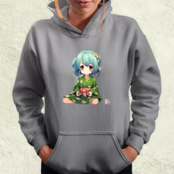 Magnolion Chibi Gésa teázik v3 női pulóver (8587-PN)