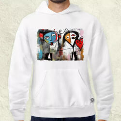 Magnolion Graffiti szerelem v1 férfi pulóver (20147-P)