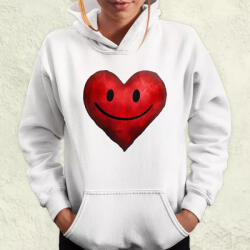 Magnolion Szív rajz v1 női pulóver (9712-PN)