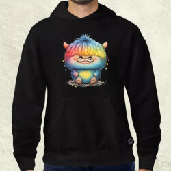 Magnolion Pici aranyos troll v2 férfi pulóver (1503-P)