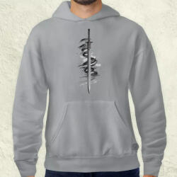 Magnolion Vintage japán katana tetoválás v1 férfi pulóver (2092-P)