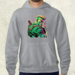 Magnolion Street Fighter Guile férfi pulóver (1377-P)