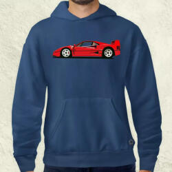 Magnolion Ferrari F40 rajz v9 férfi pulóver (20845-P)