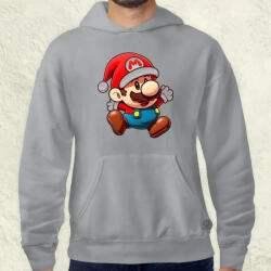 Magnolion Xmas Mario v1 férfi pulóver (847-P)