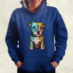 Magnolion Pitbull kölyök v2 női pulóver (2182-PN)