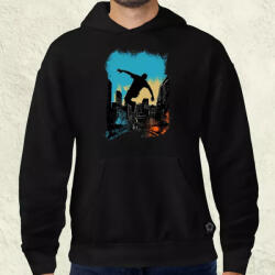 Magnolion Street art a városban v2 férfi pulóver (3454-P)