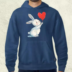 Magnolion Nyuszi szíves lufival v1 férfi pulóver (21944-P)