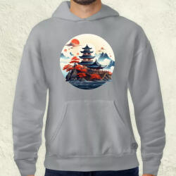 Magnolion Japán szentély v1 férfi pulóver (8071-P)