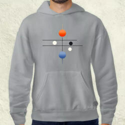 Magnolion Minimál absztrakt v8 férfi pulóver (8707-P)