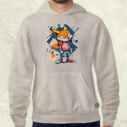 Magnolion Laza tetovált róka srác férfi pulóver (593-P)