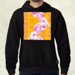 Magnolion Pszichedelikus nyuszi v24 férfi pulóver (21961-P)