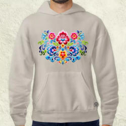 Magnolion Magyar népi motívum v2 férfi pulóver (8434-P)