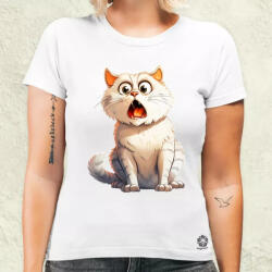 Magnolion Ijedt cica v2 női póló (7774-N)