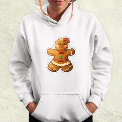 Magnolion Mézeskalács lány matrica női pulóver (596-PN)