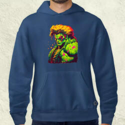 Magnolion Street Fighter Blanka férfi pulóver (1375-P)
