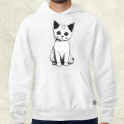 Magnolion Rajz cica v2 férfi pulóver (5032-P)