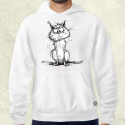 Magnolion Rajz cica v5 férfi pulóver (24750-P)