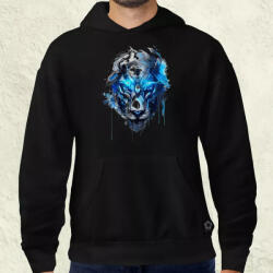 Magnolion Oroszlán mecha fej v2 férfi pulóver (3721-P)