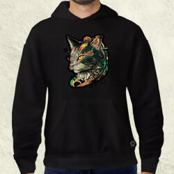 Magnolion Yakuza macska v3 férfi pulóver (1816-P)