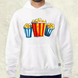 Magnolion Pop art popcorn férfi pulóver (20258-P)