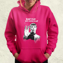 Magnolion Don't play with super glue női pulóver (28162-PN)