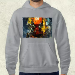 Magnolion Pareidolia Pókember város fantázia v3 férfi pulóver (6990-P)