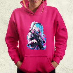 Magnolion Hatsune Miku fanart v1 női pulóver (7260-PN)