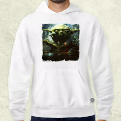 Magnolion Pareidolia Yoda Dagobah fantázia v2 férfi pulóver (8729-P)