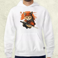 Magnolion Ninja macska v4 férfi pulóver (22471-P)