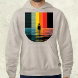 Magnolion Absztrakt bója férfi pulóver (5085-P)