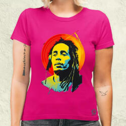 Magnolion Bob Marley v3 női póló (7955-N)